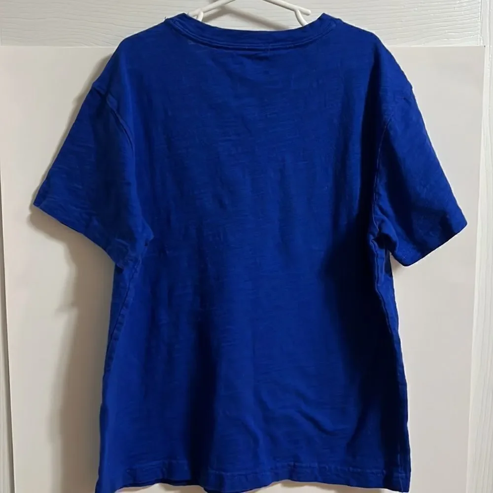 Gymboree youth boy royal blue size 10 short sleeve pocket tshirt.